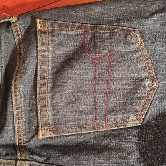 American Eagle Dark Wash Distressed Vintage Hi-Rise Sz 2 - Picture 14 of 16
